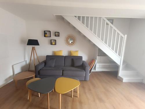 Χώρος καθιστικού στο appartement dans residence du front de mer - 6852