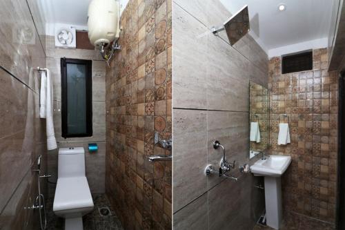 Et badeværelse på Bright Residency