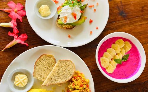 Mad i villaen eller i nærheden