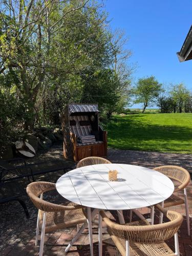 Κήπος έξω από το Ferienwohnung-in-Strandnaehe-Schwalbennest-2