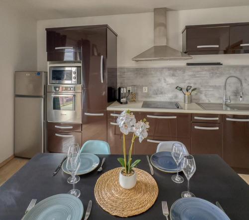Dapur atau dapur kecil di Le Margnotin