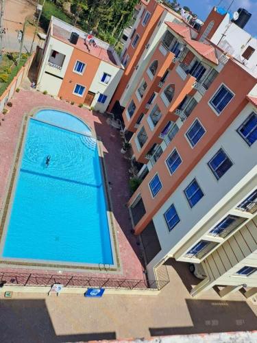 Πισίνα στο ή κοντά στο 1,2,3 Bedrooms bnb Mtwapa