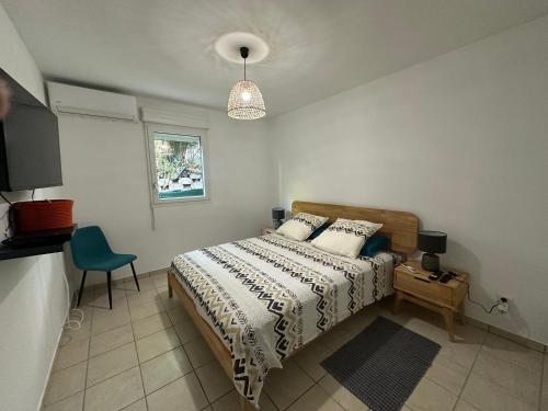 Postel nebo postele na pokoji v ubytování Apartment T3 Marina View