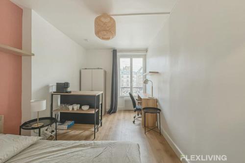 Katil atau katil-katil dalam bilik di Flexliving - Studio - Neuilly