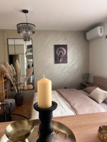 Postel nebo postele na pokoji v ubytování Apartman D Dream