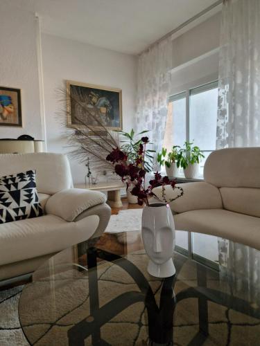 Χώρος καθιστικού στο Apartman Pasha