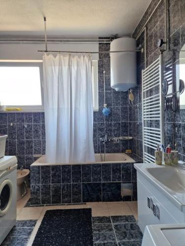 Ένα μπάνιο στο Apartman Pasha