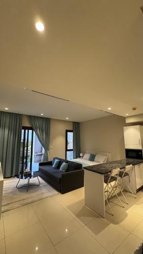 Χώρος καθιστικού στο Sifah Stay