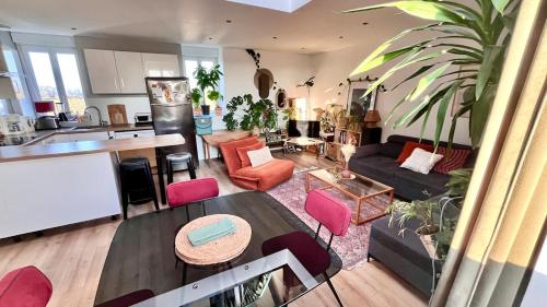Posedenie v ubytovaní Bel appartement, proche plages pour 4 personnes, 2 chambres