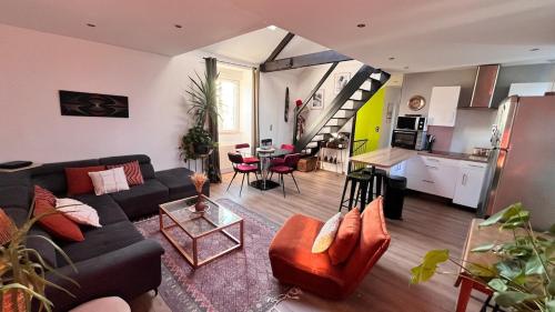 Posedenie v ubytovaní Bel appartement, proche plages pour 4 personnes, 2 chambres