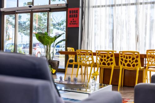 Χώρος καθιστικού στο ibis Styles Boa Vista