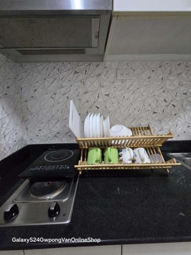 Kuchyň nebo kuchyňský kout v ubytování Sea Residences JEREMIAH2911