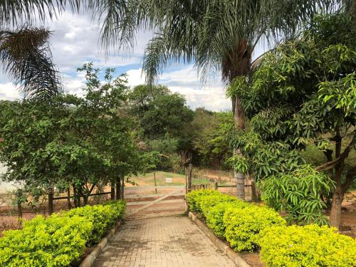 Taman di luar Estalagem do Sol