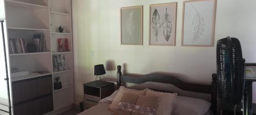 Posezení v ubytování Casa Estilo Loft e Espaco Gourmet aconchegante