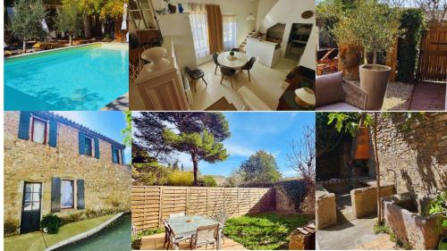 Bazén v ubytovaní Gîtes La Maison près de la fontaine et La Cabane du Pêcheur alebo v jeho blízkosti