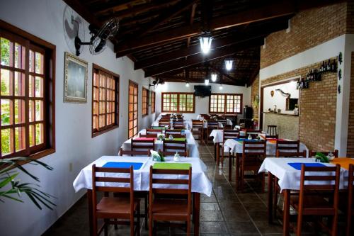 Restaurace v ubytování Hotel Fazenda Monte Sião