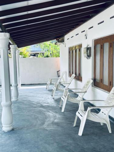 Balkón nebo terasa v ubytování Chill House