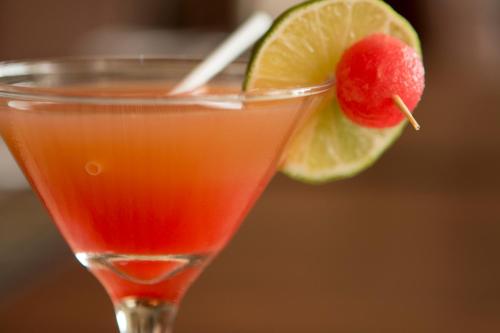 a drink with a red drink with a cherry on top at Rincon del Valle Hotel & Suites in San José