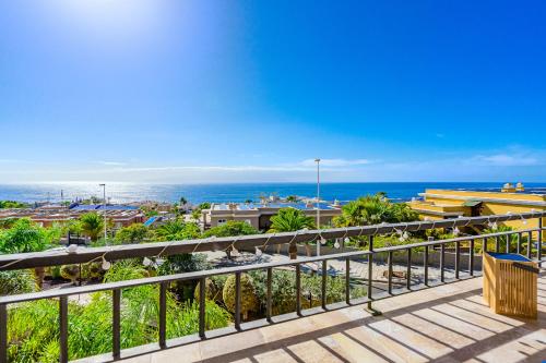 a balcony with a view of the ocean at Hermitage Homes RPLA in Puerto de Santiago