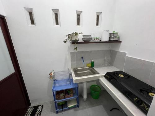 Η κουζίνα ή μικρή κουζίνα στο Park side nest studio room 1