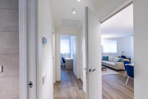 Χώρος καθιστικού στο Trilocale Leonardo Treviglio Upper Stay