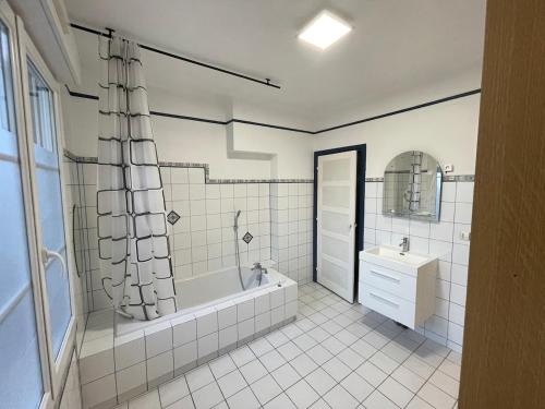 Koupelna v ubytování Logement 1 à 5 personnes