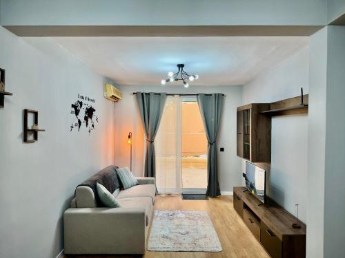 Posezení v ubytování Stylish 2BR in central StJulians