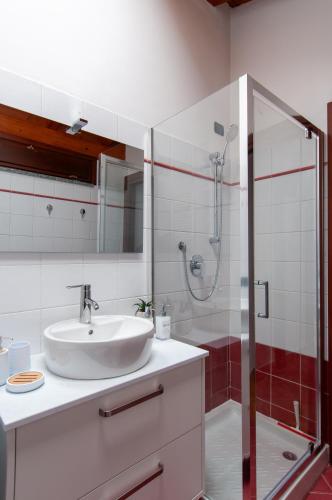 Bilik mandi di Sole Luna Homes - Appartamenti in Corte