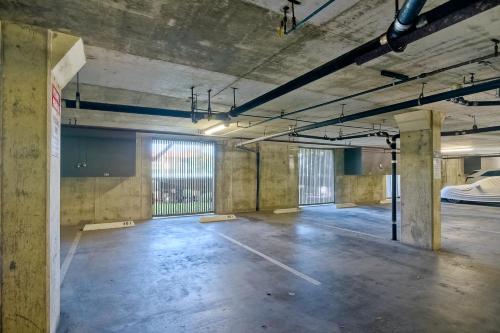 an empty parking lot in an old building at 441 S Sierra - Unit 301 in Solana Beach