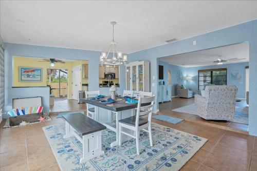 a kitchen and living room with a table and chairs at BRC18614 in Port Charlotte