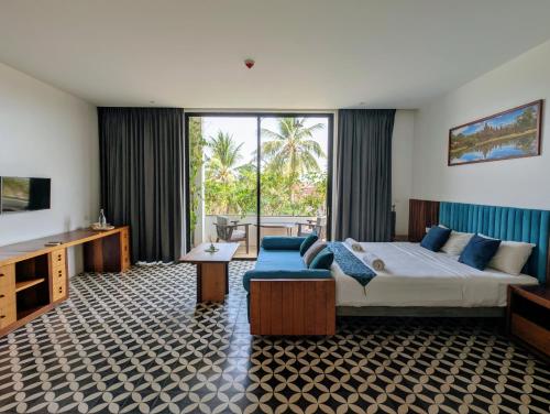 Кровать или кровати в номере Villa Sun - Boutique Hotel
