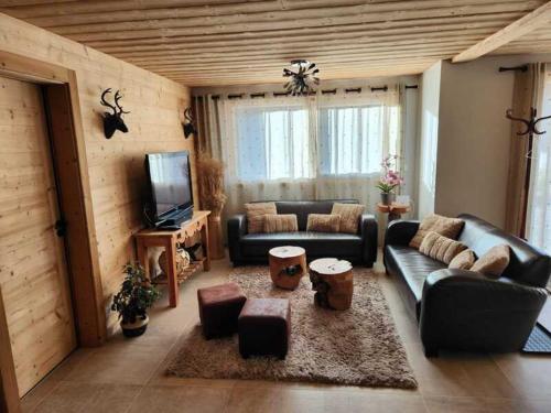 Chalet 3 pièces avec WIFI, parking et terrasse à Châtel