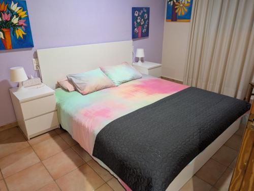 Postel nebo postele na pokoji v ubytování Apartamento zona residencial Montesol
