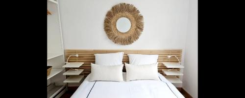Katil atau katil-katil dalam bilik di F2 apartment in residence with swimming pool