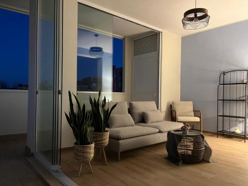 Χώρος καθιστικού στο AGM Suite Fiumicino Airport Faro 15