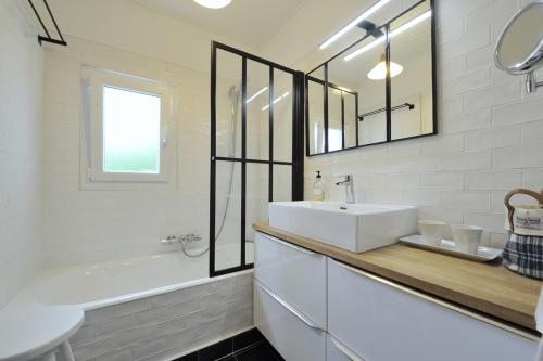 Koupelna v ubytování La Maison de Flo