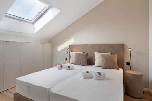 Cama o camas de una habitación en Maso Renner