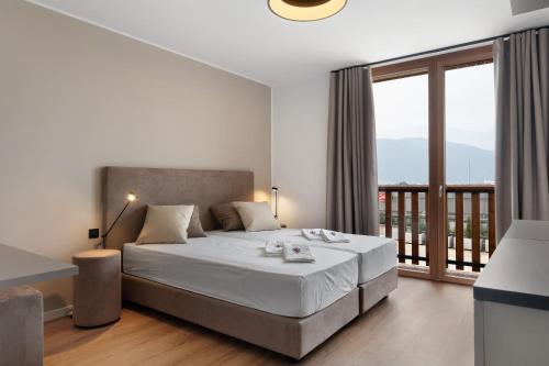 Cama o camas de una habitación en Maso Renner