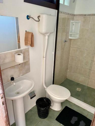 Ένα μπάνιο στο Hospedaria aconchego 3