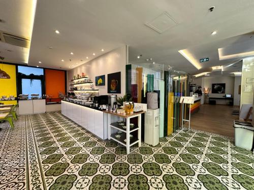 Kuchyň nebo kuchyňský kout v ubytování Tempo Hotel 4Levent