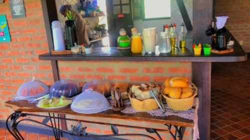 Jídlo v chaty nebo okolí