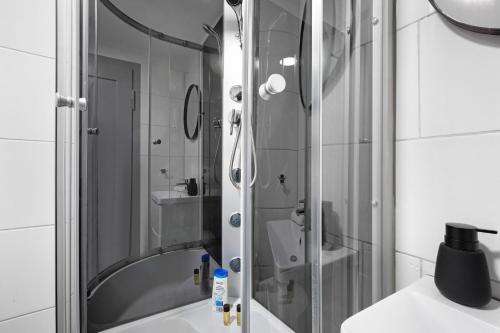 Ένα μπάνιο στο Mb Homes Nürtingen Fewo2