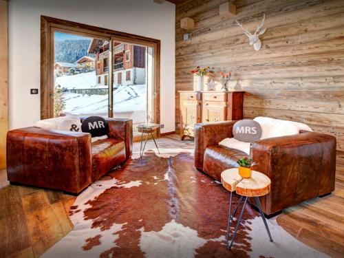 Χώρος καθιστικού στο Chalet Alti - OVO Network