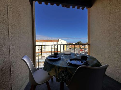 NP170-A261 Appartement 2 pièces mezzanine Narbonne Plage