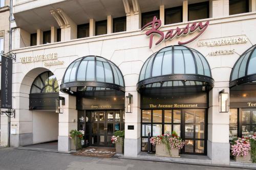 a store front of a building with windows at Hotel Barsey by Warwick in Brussels