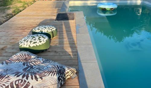 Photo de la galerie de l'établissement Jolie maison cosy, grand jardin, en bordure de la Via Fluvia, à Yssingeaux