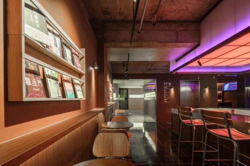Posezení v ubytování Captain 5 Youth Hotel-Shanghai Laoshan Road Branch