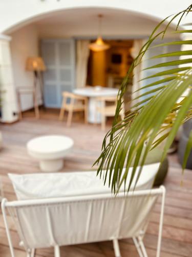 Χώρος καθιστικού στο Coconut, Anse Marcel, Beach & Pool
