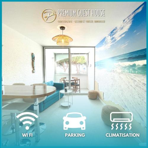 PGH N28 - À 200m de la Plage avec Parking Privé