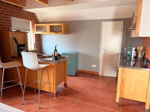 Kuchyň nebo kuchyňský kout v ubytování Maisonettewohnung